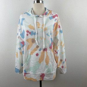 Belinda Women's Tie Dye Hoodie Sweatshirt LG NWT